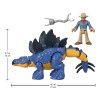 Jurassic World Imaginext Set Stegosaurus és Dr. Grant
