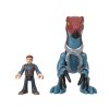 Jurassic World Imaginext Therizinosaurus és Owen figurák készlet