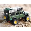 Fém terepkocsi hajtással, hanggal és LED lámpákkal 1:24