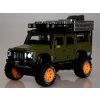 Fém terepkocsi hajtással, hanggal és LED lámpákkal 1:24