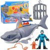 Mattel Imaginext Mega Mechanical Shark Attack mozgó szájjal