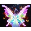 Mesebeli szárnyak pillangónak, manónak, tündér LED világító szárnyak