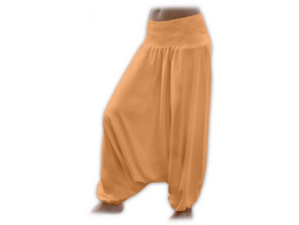 Turecké kalhoty - sv. oranžová, vel. M/L
