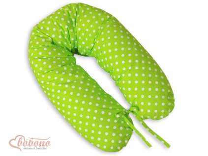 zelená s puntíčky