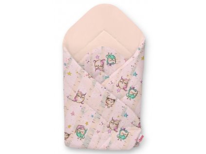 sovičky na krémové, pudrově růžová