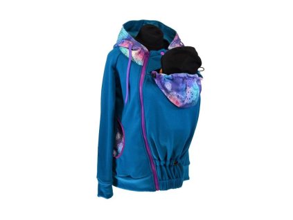 petrolej, duhové mandaly, fialová 2