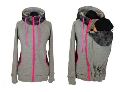 šedý melír, maskáč šedý, růžová 1