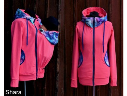 korálová, duhové mandaly, tm. modrá 1