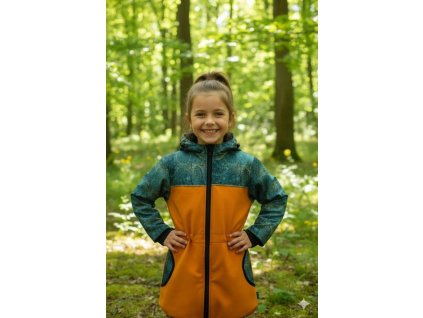 medová, modrozlatá obloha