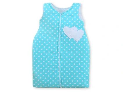 tyrkysová s puntíčky 1