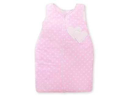 růžová s puntíčky 1