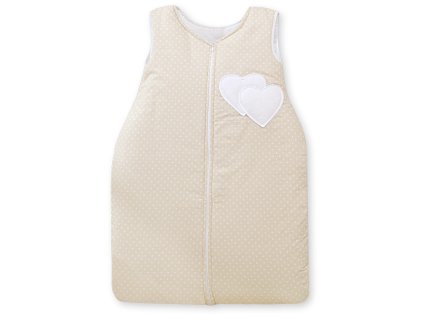 béžová s tečkami 1