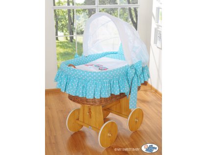 sovy tyrkysová s puntíčky 1