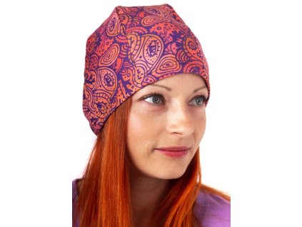 oranžový jóga vzor 1