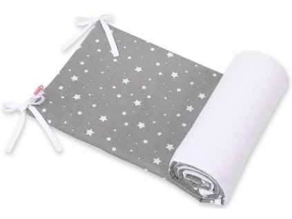 mini hvězdičky na šedé, bílá 4