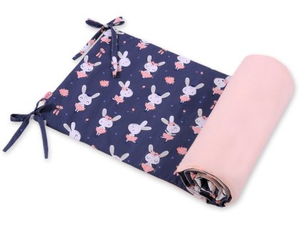 králíček baletka na granátové, pudrově růžová 6