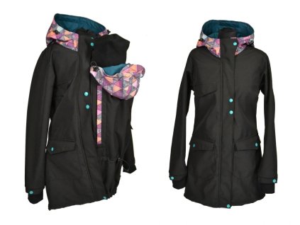 černá, mandalové trojuhelníky 4