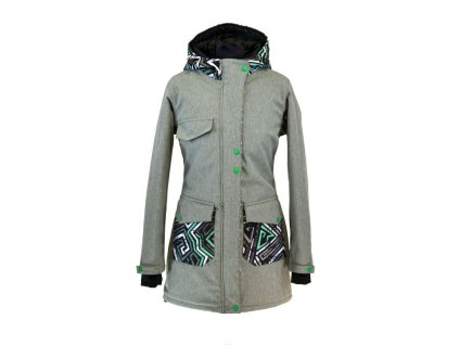 šedá žíhaná, grafiti 2