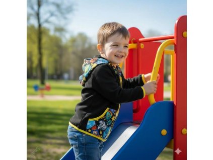 černá, vesmírné příšerky, žlutá 1