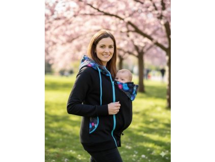 černá, mandaly barevné 4