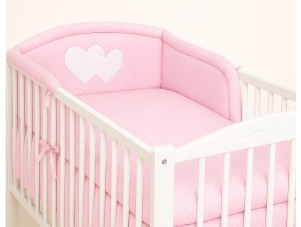 růžová s tečkami 1