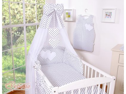 šif černé puntíčky na bílé 1