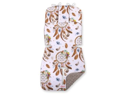 lapač snů na bílé, šedá