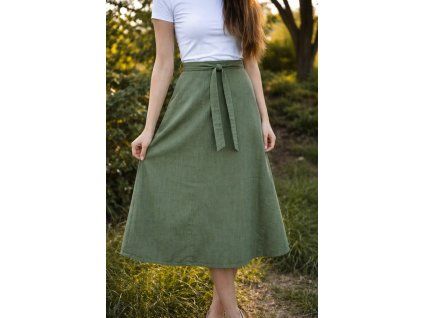 sukně zelená 1