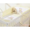 Povlečení s mantinelem - Mazlík krémový, 135x100 cm