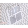Teepee mini sada - Zig zag šedé