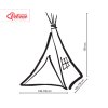 wymiary namiot tipi bobono3