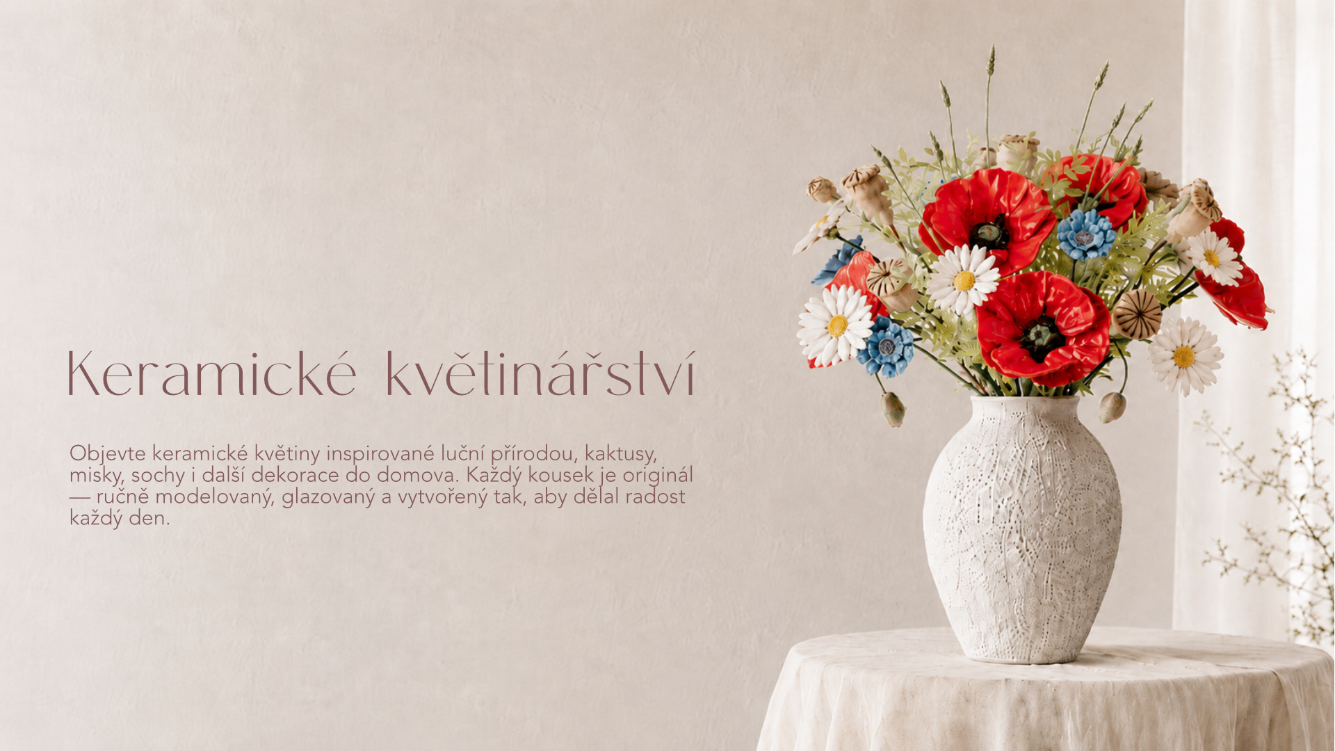 Jaureart - Keramické květinářství