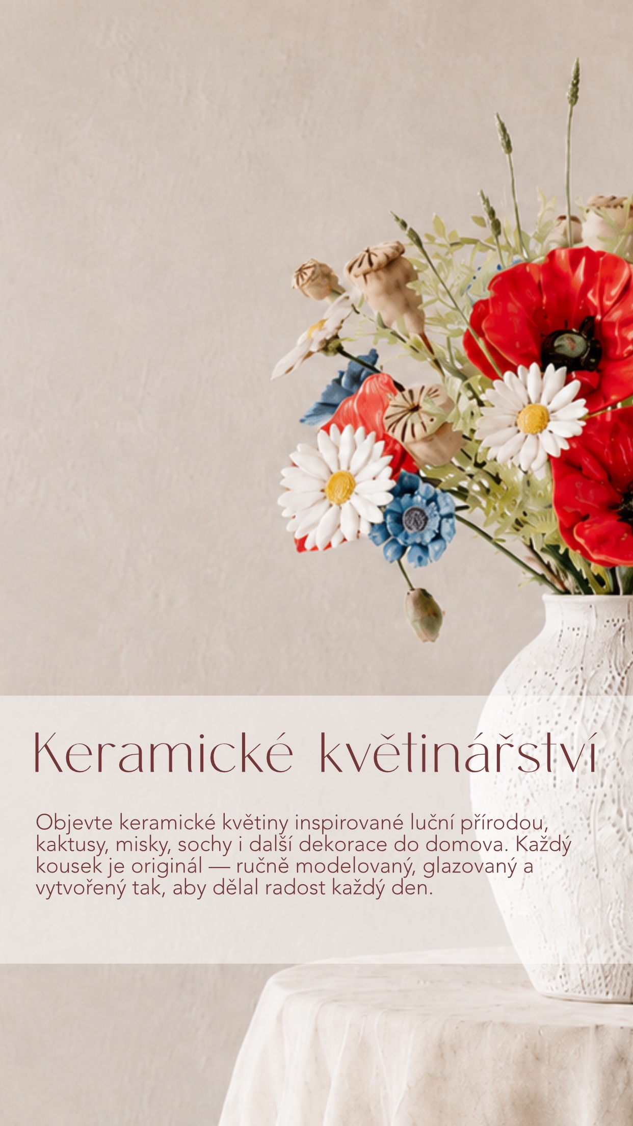 Keramické květinářství