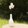 Keramický tulipán bílý Jaure.ART
