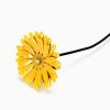 Keramická květina Gerbera žlutá