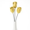 Keramická květina Tulipán žlutý