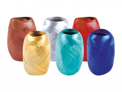 Stuha klubíčko - matná mix - 5 mm x 20 m - 1 kus - 6800-7000-83