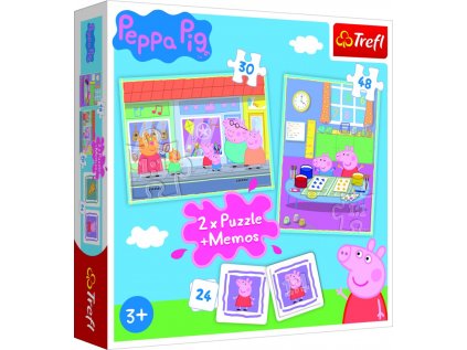 Trefl Puzzle + Pexeso Peppa Pig