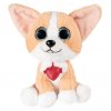 Corgi pes se srdíčkem plyšový 20 cm