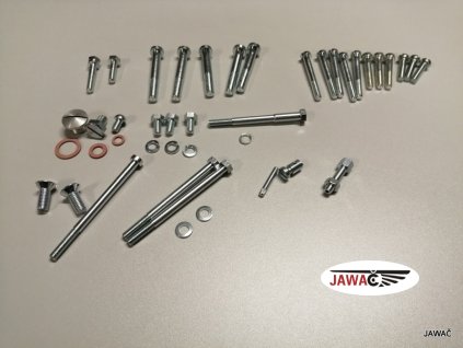 Sada šroubů motoru JAWA 250 PÉRÁK ORIGINAL