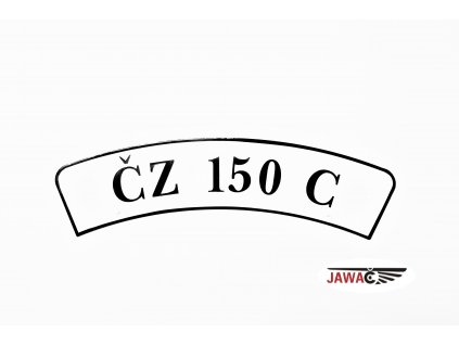 Tabulka SPZ na přední blatník ČZ 150 C