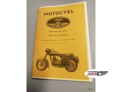Návod k obsluze JAWA 250 350 PŮLBUBEN