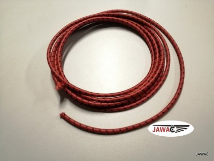 Kabel vysokonapěťový oplétaný hnědý 10 CM