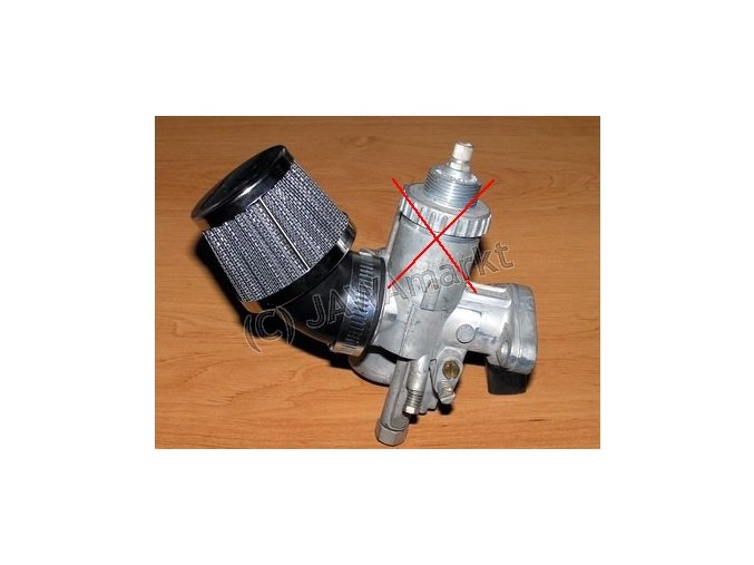 Tuning filter for carburettor