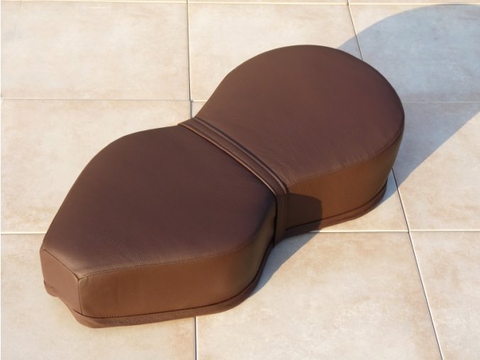Seat 354/353 brown, CZECH - leather