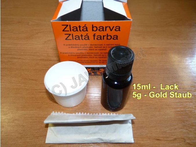 Zlatá linkovací barva - 15ml