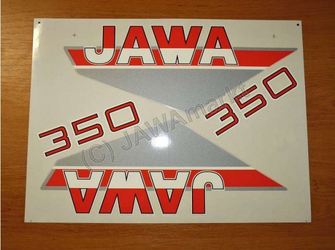 Sticker set JAWA - 632,638,639 - Typ 2