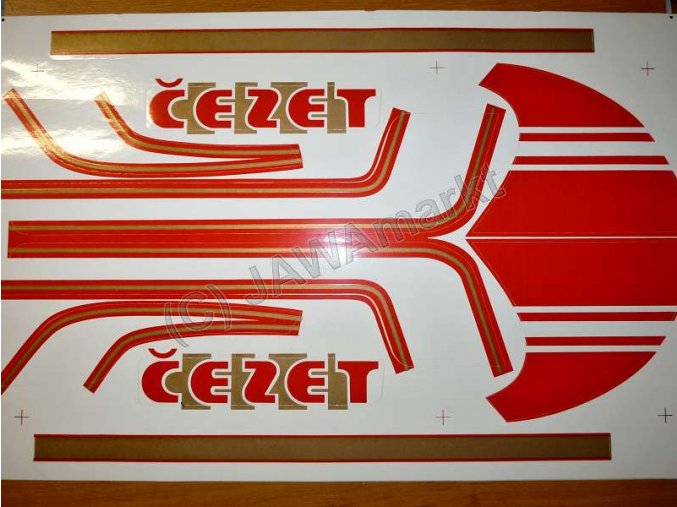 Satz Aufkleber JAWA ČZ 350 - Typ 472.5, 472.6