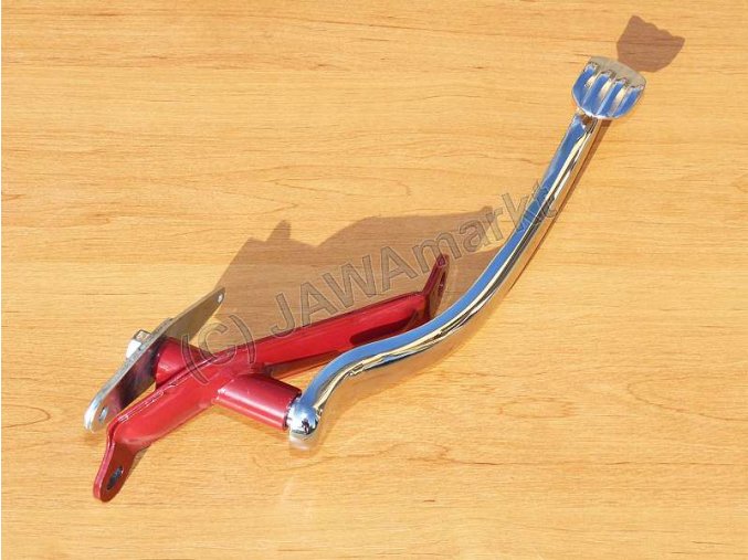Rear brake pedal 350ccm 360/354 - czech CHROM - hexagonal attachment