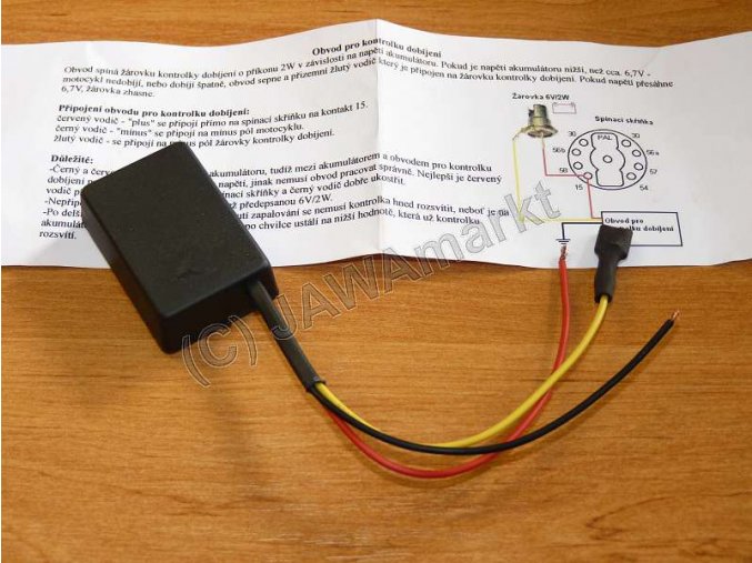 recharge control for 6V electr. ignition